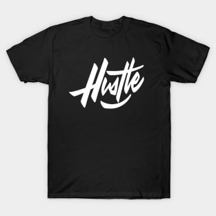 Hustle Lettering T-Shirt